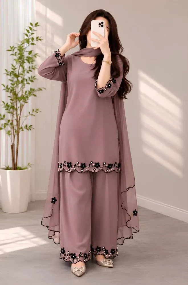 3PC Lawn Embroidered - ShopifySmartly.pk - image 2