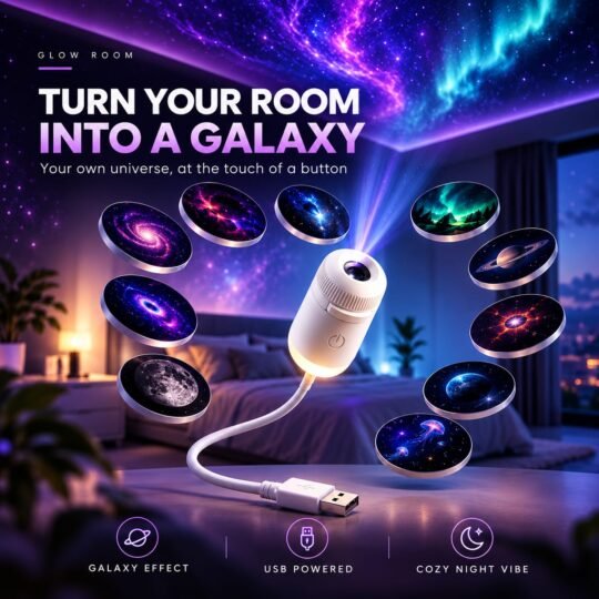 High Beam Starry Sky LED Projector – Bring the Beauty of Space to Your Room